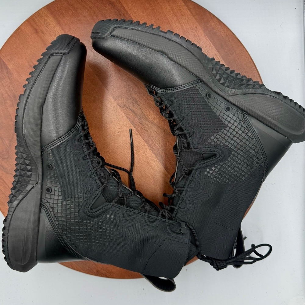 Nike SFB B2 8" Leather Tactical Military Boots Triple Black Mens 11.5 FN3717-001 - Picture 8 of 11